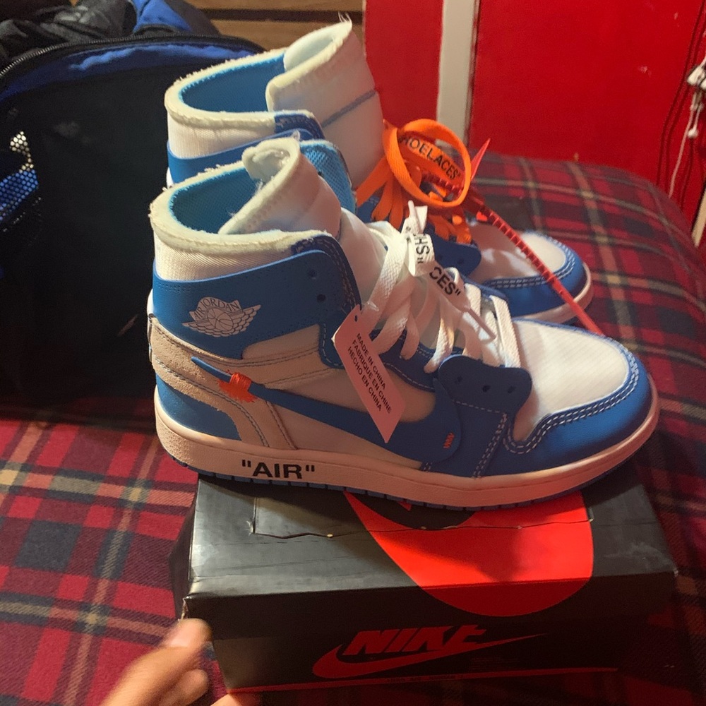 Off white Jordan 1 “unc” size 6.5